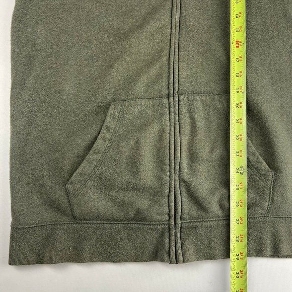 Nike Sportswear Full Zip Hoodie Sweatshirt Green Arm Spell Out Hoodie Mens Mediu - Picture 11 of 12